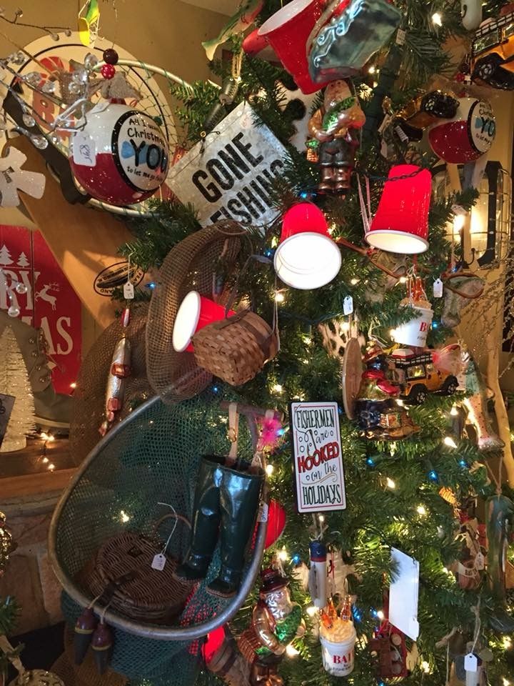 a christmas tree with many items on it