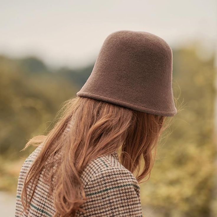 The EMES SHOP hat is detailed with a simple silhouette. Features a wool material and cloche hat design.MATERIAL:100% Brushed Wool BlendCIRCUMFERENCE MEASUREMENTS: 56-58cm 22-23in Wool Cloche Hat, Hat Design, Cloche Hat, Khaki Color, Pure Color, Hats Vintage, Hat Designs, Simple Designs, Timeless Fashion