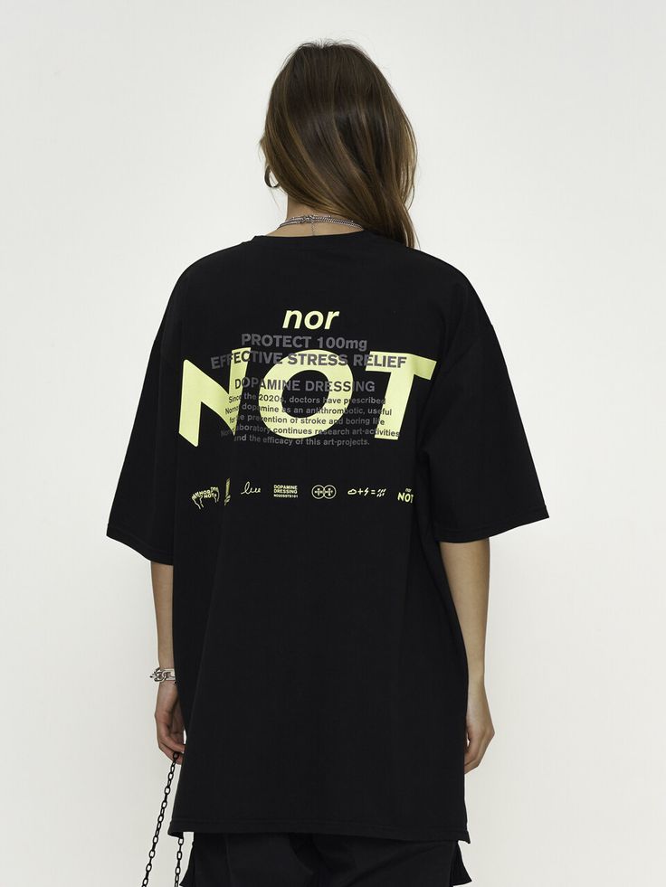 Editor's NotesNORNOT's t-shirt features a simple and trendy silhouette and great to style with various pants.- Oversized fit- Dropped shoulder- Graphic print at chest- Graphic print at back- Ribbed necklineMeasurements(in.)- Size: One size- Length: 31.1 in.- Chest: 52 in.- Shoulder: 22.4 in.- Sleeve length: 11 in.*Model informationWoman - Height: 5'8 Weight: 114.6 lbs Size: One sizeComposition & Care- 100% Cotton- Machine wash- Wash inside outDesigner- by NORNOT Urban Boxy Fit T-shirt With Text Print, Sporty Boxy T-shirt With Screen Print, Sporty Boxy Fit Screen Print T-shirt, Oversized Urban Slogan Top, Boxy Fit Crew Neck Tops With Text Print, Boxy Fit Tops With Graphic Design And Short Sleeve, Boxy Fit Crew Neck Top With Screen Print, Oversized Graphic Crew Neck Top, Relaxed Fit Letter Print Tops For Streetwear