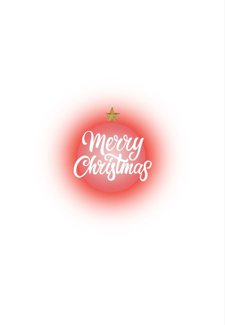 a red and white christmas card with the words merry christmas