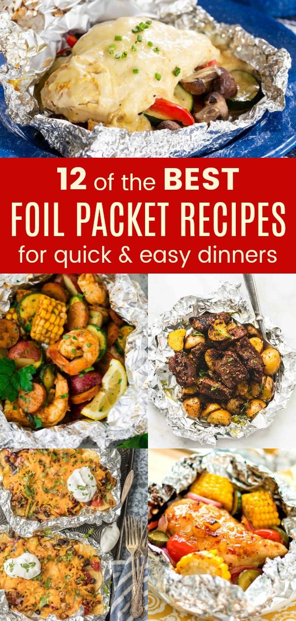 the best foil packet recipes for quick and easy dinners