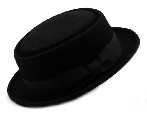 Mens Crushable Wool Felt Porkpie Hat w/Feather.  #regknows Ropsha Palace, Walter White Costume, Porkpie Hat, Mary Poppins Costume, Cap Store, Mad Hatter Hat, White Costume, Walter White, Mens Scarves