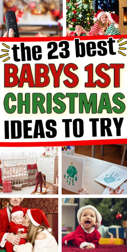 text overlay 22 memorable baby's first christmas ideas to try with images of baby's 1st xmas traditions and more 1st Christmas Ideas, Traditions To Start, Baby's 1st Christmas, Sibling Photos, Mommy Tips, Mommy Time, Parenting Strategies, Baby Tips, Toddler Play