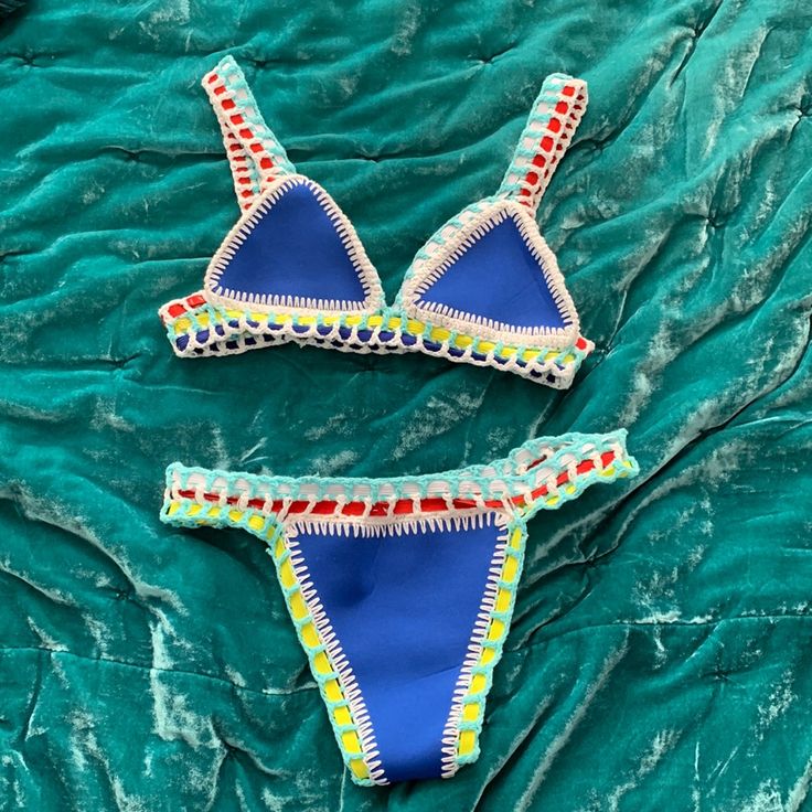 Did Have Tags But They Got Cut Off. Never Worn! Blue Beachwear For Festival, Cut Off, Womens Swim, Swimming, Blue And White, Blue, Women Shopping, Color