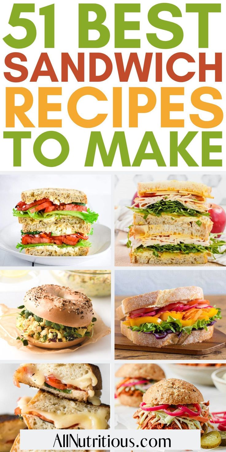 the best sandwich recipes to make