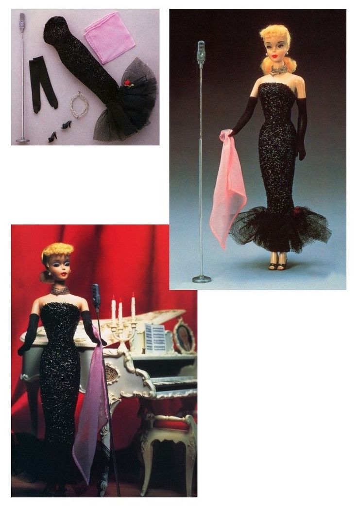 an image of barbie dolls in the style of marilyn monroe and other fashions from the 1950's