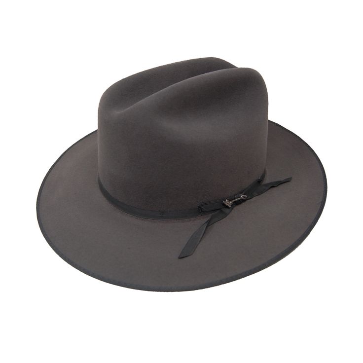 Classic Wide Brim Fur Felt Hat, Classic Rodeo Fedora With Flat Brim, Kentucky Derby Fur Felt Top Hat With Curved Brim, Classic Fedora For Rodeo With Flat Brim, Classic Flat Brim Fedora For Rodeo, Kentucky Derby Wide Brim Fur Felt Top Hat, Classic Fedora With Short Brim For Rodeo, Classic Top Hat With Flat Crown For Western-themed Events, Western Boater Hat With Curved Brim In Fur Felt