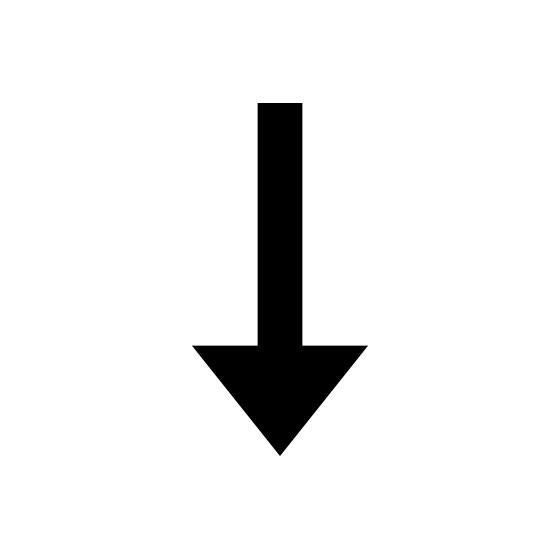 an arrow pointing to the left on a white background