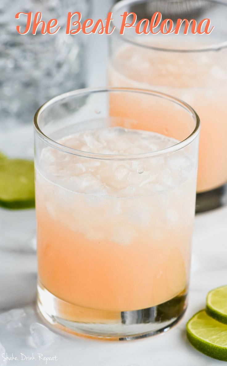 the best paloma cocktail recipe is made with tequila, limes and vodka it's perfect for any party