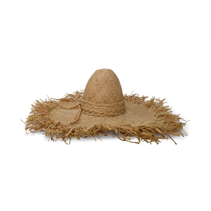 Shield yourself from the sun in style with the Ete, your statement piece of the summer. Made from a dual layer of woven raffia straw with bohemian frayed edge, this is the style that will make heads turn. Natural Crochet Band Frayed edge detailing 100% Raffia Made in New York City Gigi Burris Millinery was founded to preserve the romantic craft of millinery, we work to ensure timeless design and thoughtful craftsmanship in every piece produced. We are a female-owned company dedicated to responsi Chic Palm Leaf Hat For The Beach, Woven Toquilla Straw Hat For Summer, Woven Palm Leaf Panama Hat For Summer, Summer Woven Toquilla Straw Hat, Summer Woven Panama Hat Made Of Palm Leaf, Summer Handwoven Panama Hat In Paper Straw, Summer Handwoven Paper Straw Panama Hat, Natural Straw Hat For Beachwear, Spring Beachwear Toquilla Straw Hat