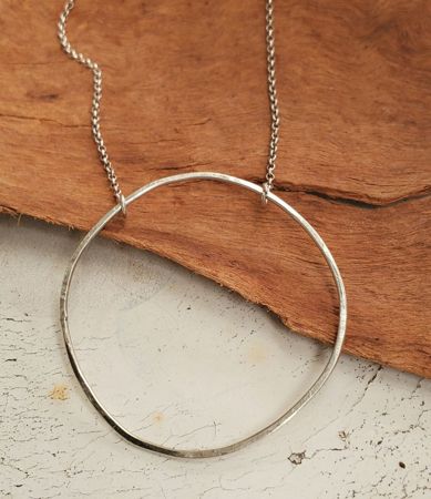 Casual cool sterling silver big open circle necklace Fine Jewelry Silver Round Pendant, Fine Jewelry Sterling Silver Round Pendant, Elegant Silver Open Circle Necklace, Elegant Open Circle Silver Necklace, Sterling Silver Round Pendant Necklace, Sterling Silver Round Fine Jewelry Necklaces, Sterling Silver Round Necklaces Fine Jewelry, Sterling Silver Round Necklace Fine Jewelry, Fine Jewelry Sterling Silver Round Necklace