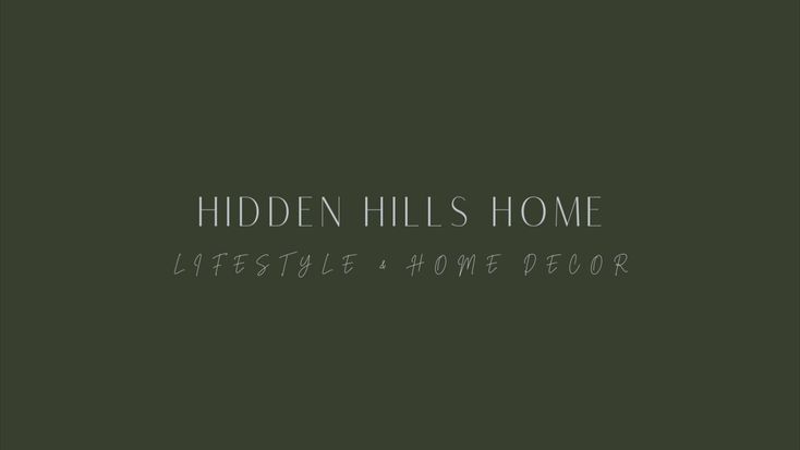 Hidden Hills Home