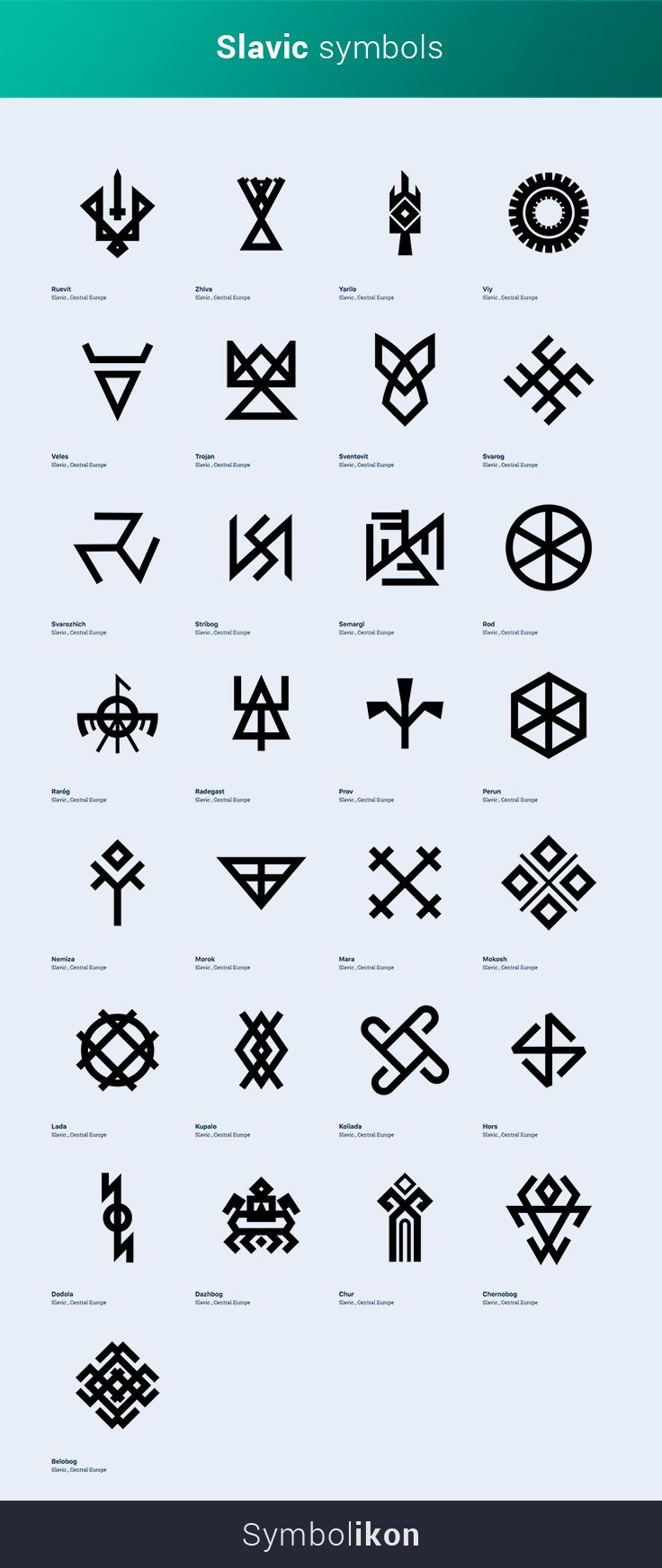 an image of some type of symbols that are in different styles and sizes, including the letters