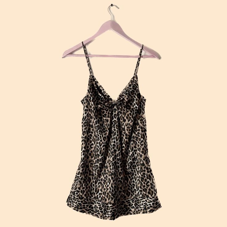 Leopard Print Spaghetti Strap Teddy By Victoria’s Secret. Brand New With Tags. Size Small. Victoria's Secret V-neck Camisole For Summer, Victoria's Secret V-neck Summer Camisole, Leopard Print Sleepwear For Summer Loungewear, Victoria's Secret Summer Cami Sleepwear, Victoria's Secret Cami Sleepwear For Summer, Victoria's Secret V-neck Camisole For Daywear, Brown Cami Camisole For Night Out, Brown Camisole For Night Out, Brown Cami For Night Out