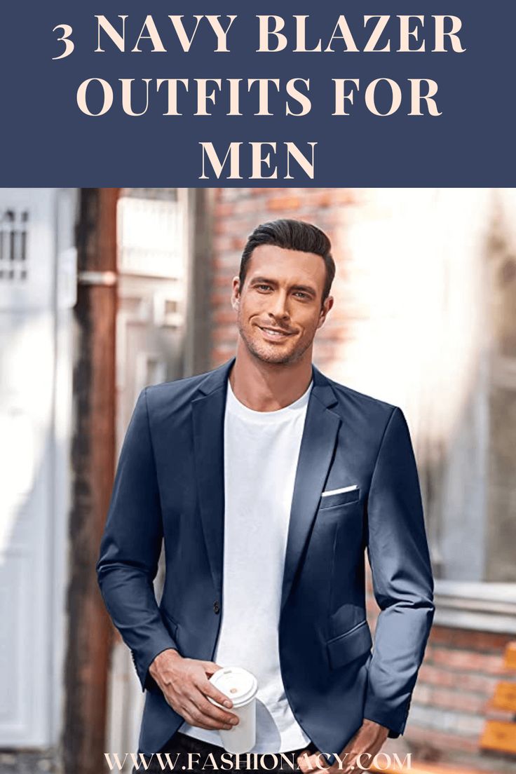 Navy Blazer Outfits Men Men’s Navy Blue Blazer Outfit, Navy Sports Coat Outfit Men, Navy Blazer Outfits Men, Mens Blue Blazer Outfit, Navy Blue Blazer Outfit Mens, Blue Sport Coat Outfit, Navy Blazer Outfit, Khaki Pants Outfit Men, Dark Blue Dress Shirt