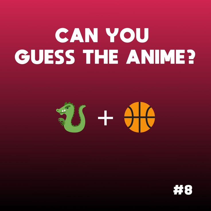 an animal and a basketball on a red background with the words can you guess the anime?