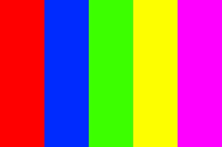 an image of a tv screen with color bars