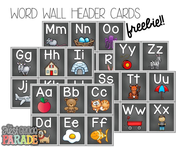 the word wall is filled with different types of alphabets and their corresponding letters are shown