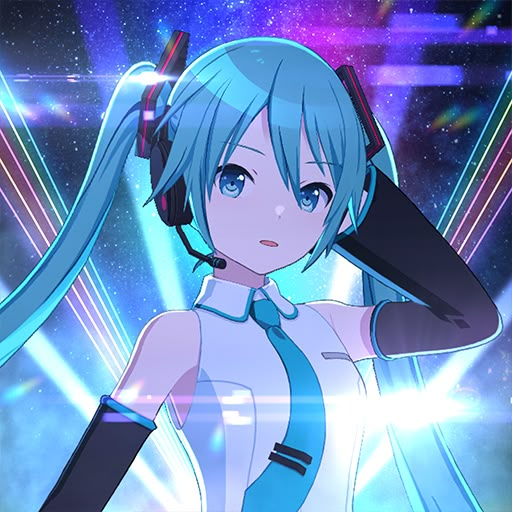 Miku Colorful Stage, Hatsune Miku Colorful Stage, Miku Game, The Power Of Music, Strange Places, Latest Mobile, Colorful Stage, Rhythm Games, App Logo