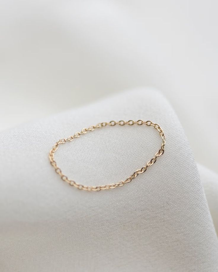 14k Dainty Chain Ring / Super Dainty Link Chain Ring / Barely There Ring Gold Rings / Chain Rings / Simple Stackable Chain Ring - Etsy Adjustable Link Chain Ring In Yellow Gold, Yellow Gold Oval Link Chain Ring As A Gift, Gold Link Chain Ring In Minimalist Style, Adjustable Chain Rose Gold Ring, Rose Gold Chain Ring With Adjustable Chain For Promise, Link Chain Ring Gift, Rose Gold Adjustable Chain Ring For Promise, Chain Link Ring As Gift, Classic Chain Ring With Oval Link For Gift