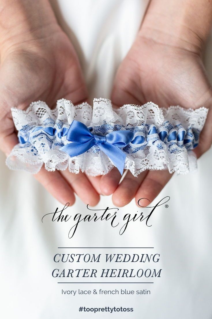 Custom Wedding Garter, Bride Garter, Garter Toss, Wedding Garter Lace, Garter Wedding, Sentimental Wedding, Blue Garter, Bridal Garters, Something Blue Wedding