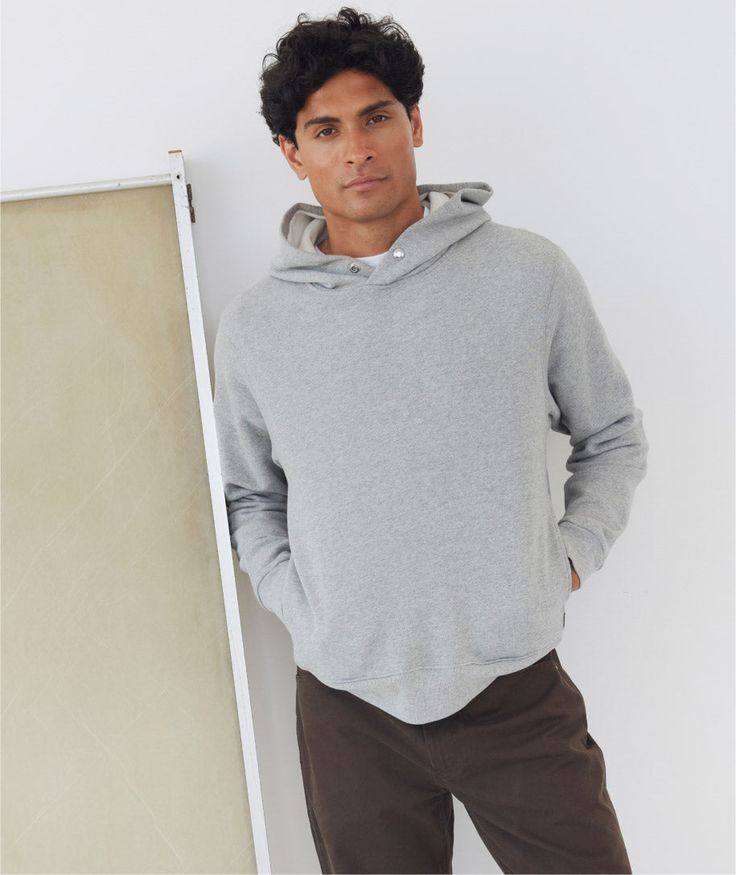 heather-gray shop hide-gallery Everyday Fall Sweats With Kangaroo Pocket, Everyday Fleece Sweats With Double-lined Hood, Hoodie With Kangaroo Pocket For Everyday, Solid Color Hoodie With Kangaroo Pocket For Everyday, Hooded Sweats With Kangaroo Pocket For Everyday, Everyday Hooded Sweats With Kangaroo Pocket, Everyday Fleece Hoodie With Pockets, Casual Sweatshirt With Kangaroo Pocket For Everyday, Everyday Fleece Hoodie With Adjustable Hood