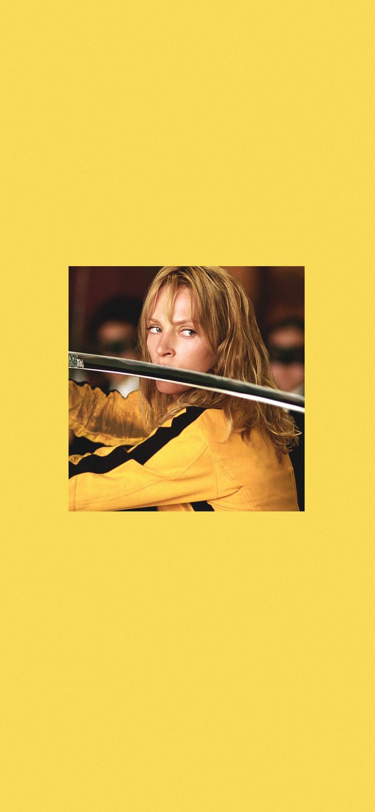 Aesthetic wallpaper kill Bill movie #aesthetic Kill Bill Iphone Wallpaper, Tarantino Wallpaper Iphone, Minimalist Movie Wallpaper, Spotify Kill Bill, Kill Bill Aesthetic Wallpaper, Quentin Tarantino Wallpaper, Cinema Aesthetic Wallpaper, Quentin Tarantino Aesthetic, Kill Bill Wallpaper