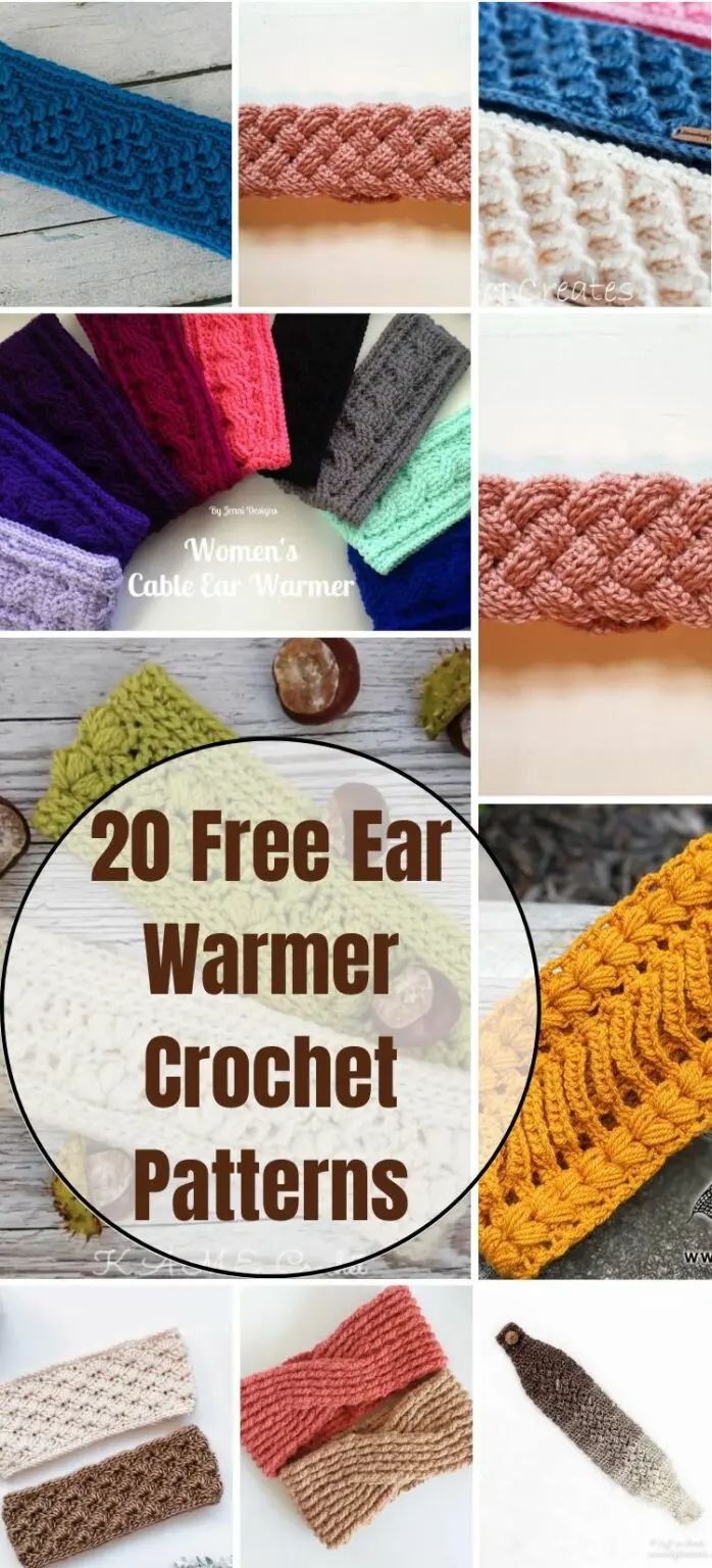 20 free crochet ear warmer patterns