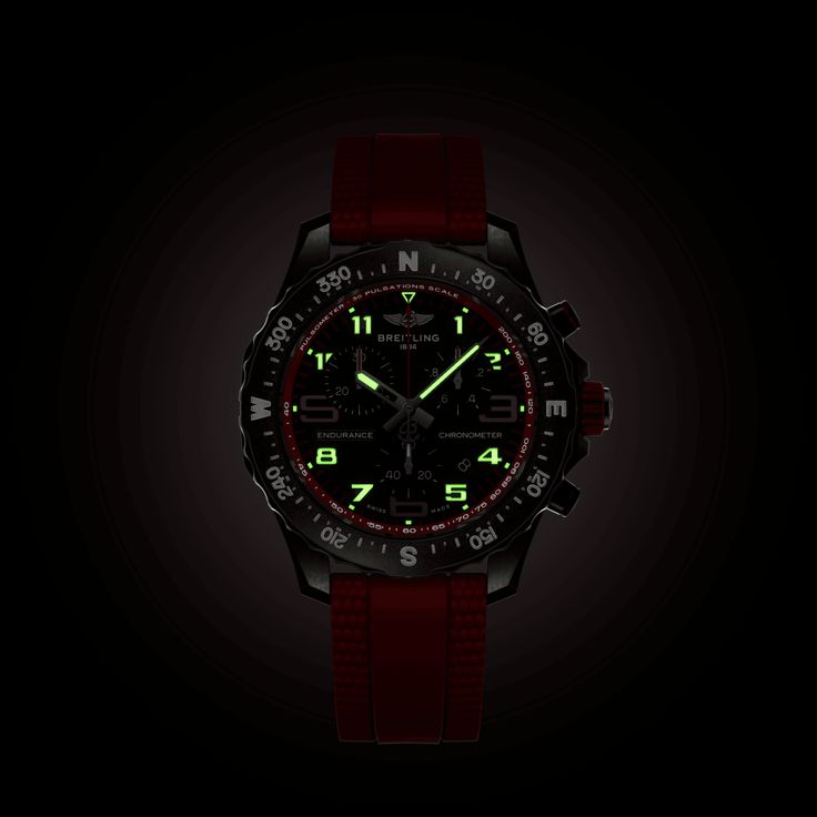 Designed to be both a lightweight timepiece for athletes and a casual, everyday sports chronograph, the Endurance Pro perfectly blends innovative technology with a vibrant design to produce the ultimate athleisure watch. Designed for men and women whose active lives combine a professional mindset with a sporty lifestyle, the Endurance Pro is up to the challenges of a rigorous workout, but fashionable enough for everyday wear. The Endurance Pro features an ultra-light Breitlight® case, a robust m Black Watches With Tachymeter For Outdoor Activities, Functional Watch With Tachymeter And Round Dial, Functional Round Dial Watch With Tachymeter, Black Sport Watches With Tachymeter, Black Sports Watches With Tachymeter, Black Sporty Watches With Tachymeter, Functional Sports Watches With Subdials, Functional Sports Watch With Subdials, Sports Chronograph Watch With Tachymeter