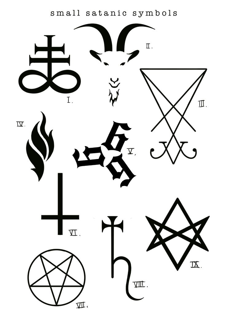 an image of various symbols in black and white