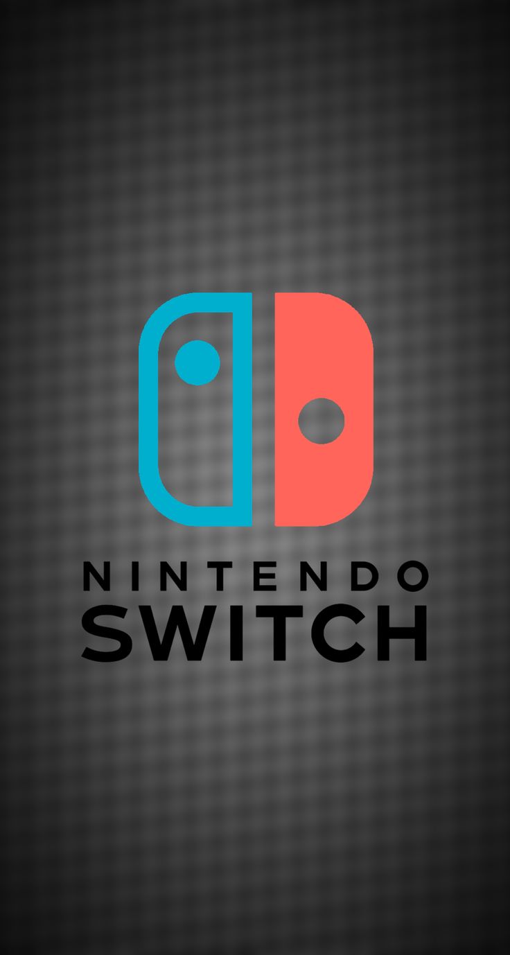 the nintendo do switch logo is shown on a black and white background with an orange and blue