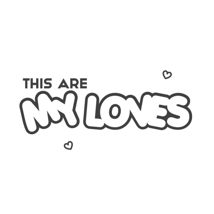 this is an image of the word mylovs