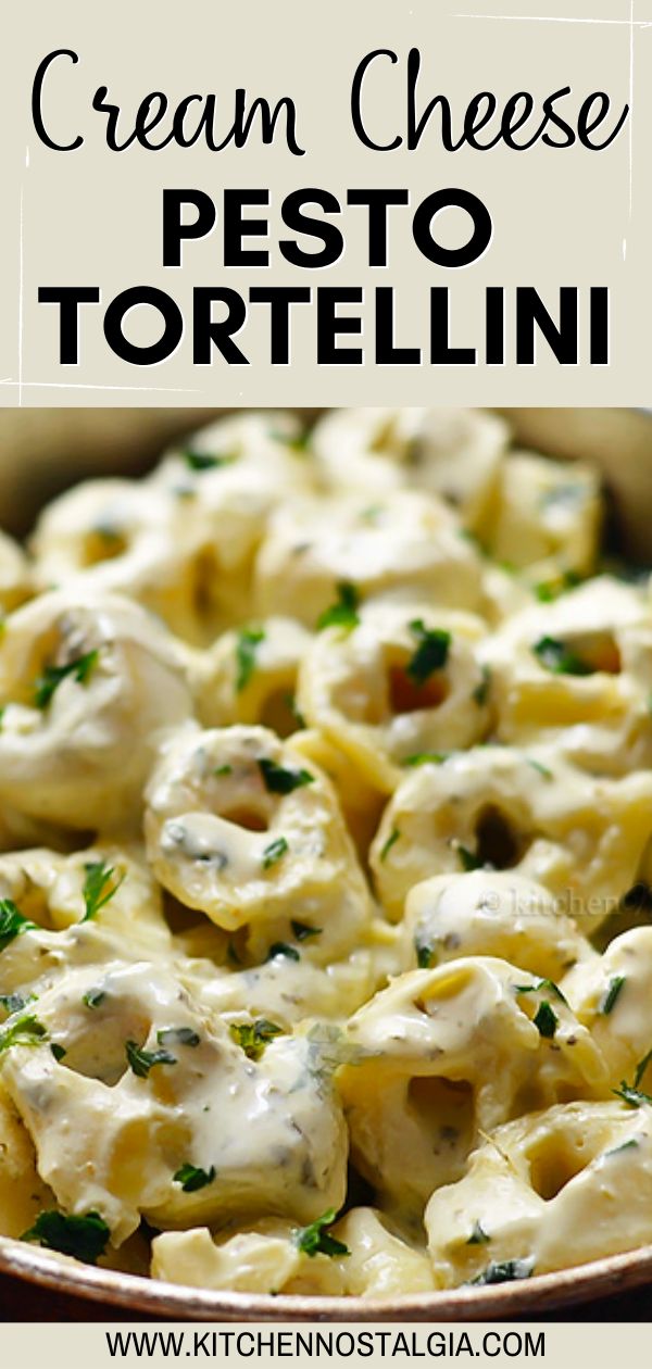 a bowl filled with cream cheese tortelli