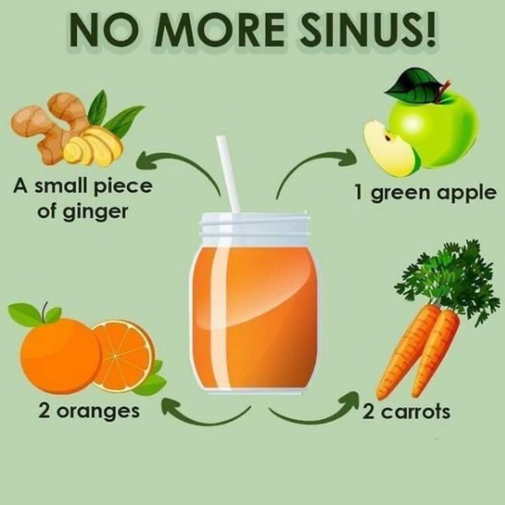 an info poster showing how to drink orange juice for detoxing and no more sinus