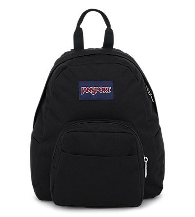 Small and light, the JanSport Half Pint is the perfect throw-on-and-go backpack. Features include a front utility pocket and key clip. Mini Jansport Backpack, Black Jansport Backpacks, Black Jansport, Backpack Jansport, White Backpack, Festival Gear, Half Pint, Key Clip, Jansport Backpack