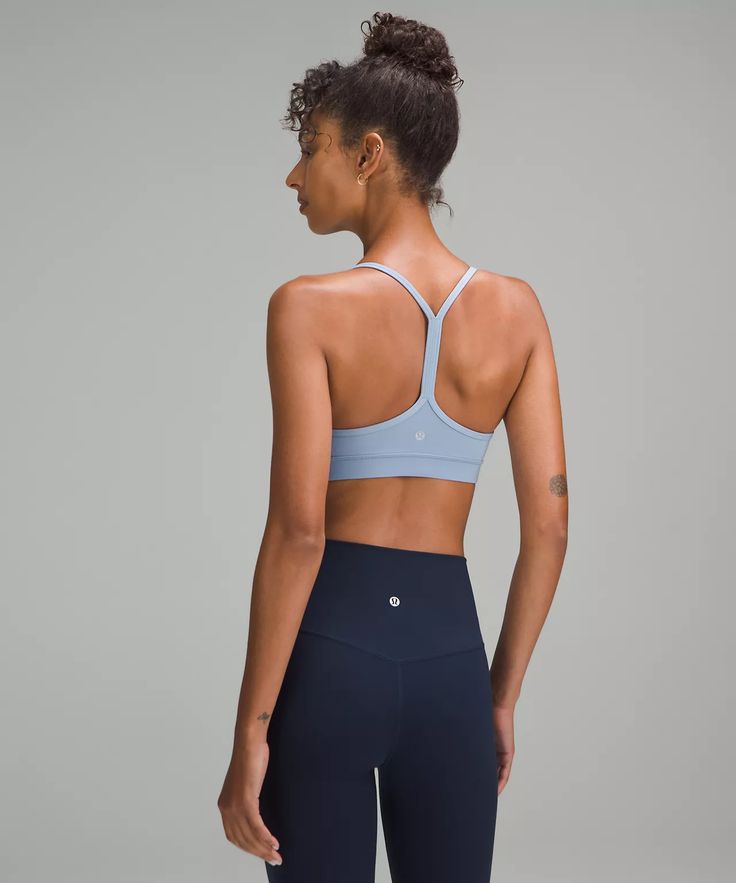 Flow Y Bra Nulu *Light Support, A–C Cups | Women's Bras | lululemon Lululemon Fitted Bra With Built-in Support, Lululemon Seamless Fitted Bra, Lululemon Sporty Fitted Bra, Medium Support Racerback Sports Bra For Everyday, Fitted Lululemon Bra, Lululemon Sports Bra Fitted, Lululemon Fitted Bra, Lululemon Stretch Racerback Sports Bra, Athleisure Fitted Bra For Everyday