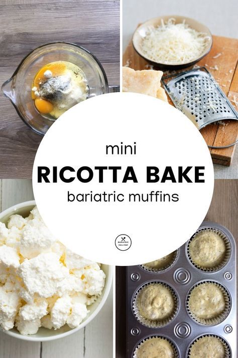 Ricotta Bake Recipe, Vsg Friendly Recipes, Bariatric Baked Ricotta, Food For Bariatric Patients, Sleeve Food Ideas, Sleeve Puree Recipes, Gastric Bypass Ricotta Bake, Bariatric Pureed Recipes Protein Soft Foods, Blended Bariatric Diet