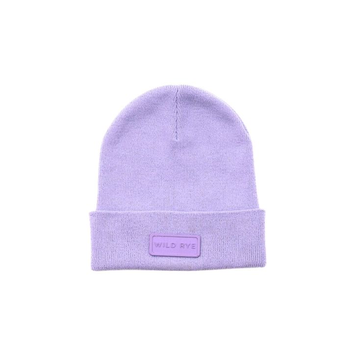 [Lilac] Gretzki knit beanie lilac flatlay Adjustable Purple Beanie For Winter, Adjustable Purple Casual Beanie, Adjustable Casual Purple Beanie, Winter Outdoor Beanie With Logo Patch, Fall Hikes, Spring Skiing, Fall Hiking, Skis, Rye