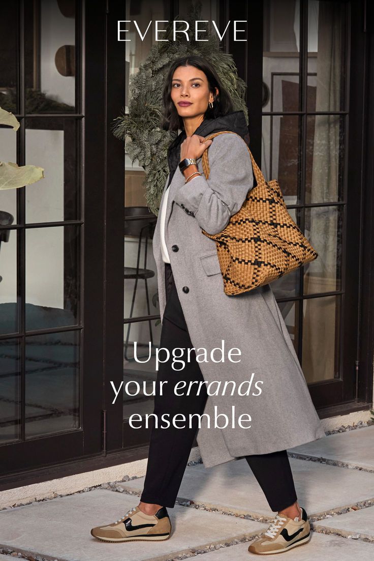 Upgrade your weekend runaround with easy, mix and match layers. Top your look with this convertible coat, only at EVEREVE! Weekend Fashion, Cute Work Outfits, Weekend Style, Holiday Collection, Look Chic, Comfy Outfits, Mix And Match, Locs, Everyday Outfits