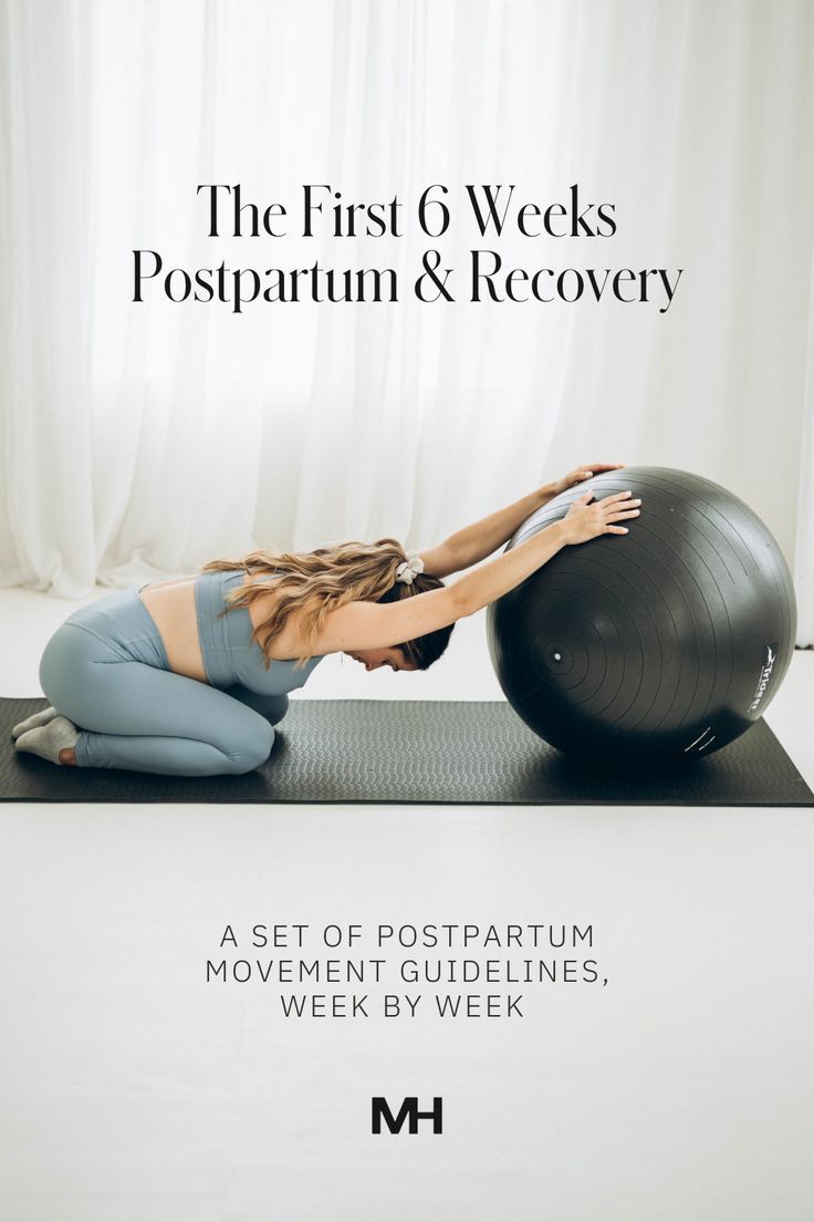 the first 6 weeks, postpartum & recovery by mh yoga and fitness