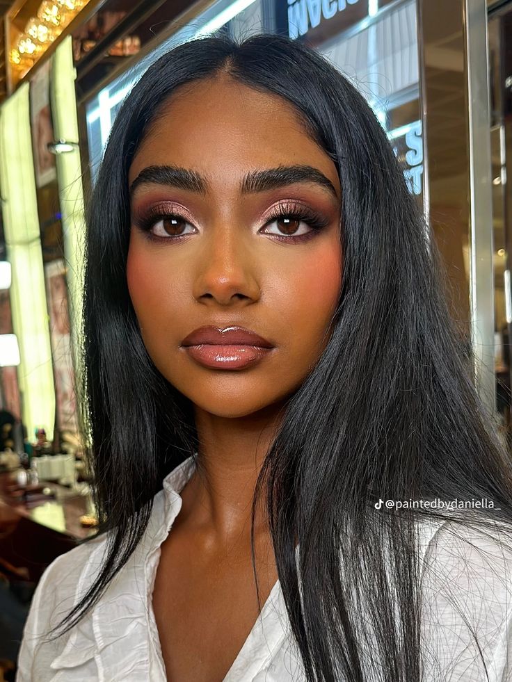 Makeup For Black Skin, Brown Skin Makeup, Glam Makeup Look, Dope Makeup, Creative Makeup Looks, Glamour Makeup, Makeup Looks Tutorial, Dark Skin Makeup, Flawless Makeup