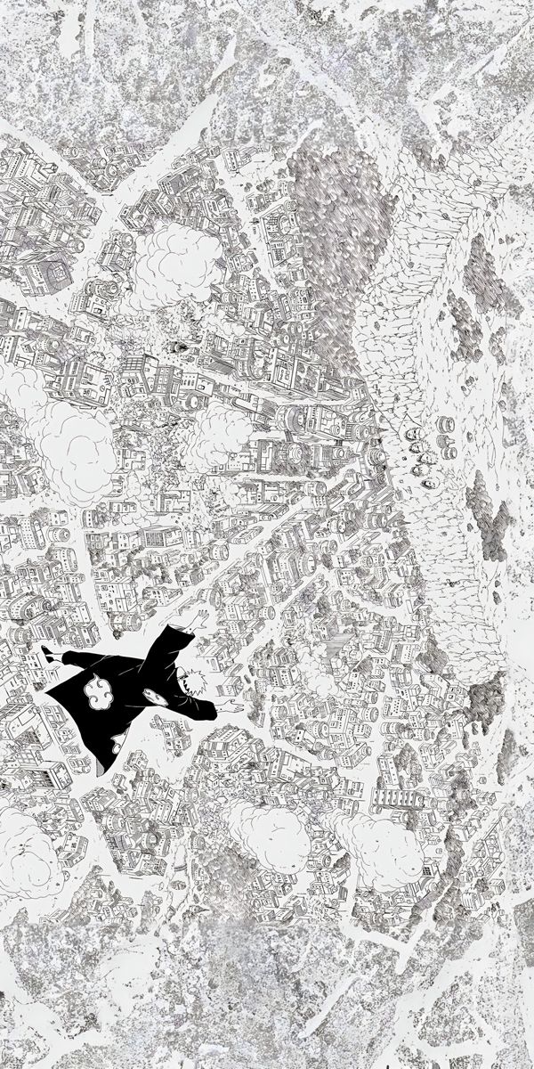 a black and white photo of a fighter jet flying over a city map in the air