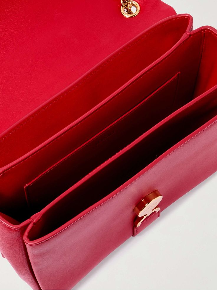 Elegant Flap Bag With Gold-tone Hardware, Elegant Red Satchel Clutch, Chic Clutch With Detachable Strap, Red Crossbody Box Bag For Evening, Chic Evening Box Bag With Branded Hardware, Chic Evening Flap Bag With Branded Hardware, Chic Red Flap Bag, Elegant Red Clutch With Gold-tone Hardware, Chic Red Flap Bag With Gold-tone Hardware