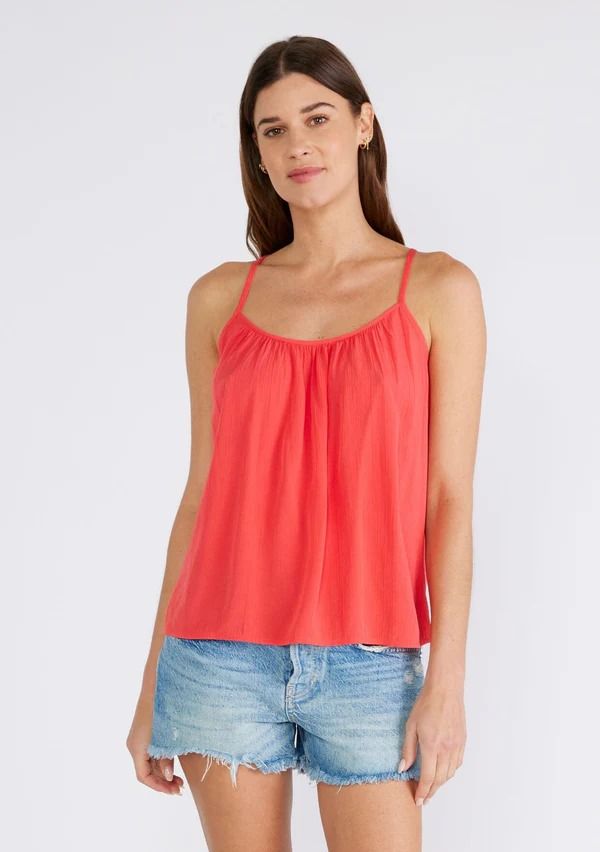 Women's Bohemian Tank Top + Sheer Lace Racerback Detail | LOVESTITCH Casual Top With Delicate Straps And Scoop Neck, Casual Sleeveless Top With Delicate Straps, Everyday Summer Tops With Straps, Everyday Sleeveless Tank Top With Straps, Summer Everyday Tops With Straps, Casual Camisole With Delicate Straps For Everyday, Everyday Sleeveless Tank Top, Casual Everyday Camisole With Delicate Straps, Summer Scoop Neck Top With Lace Trim