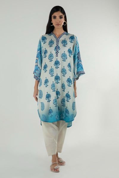 Sana Safinaz MS22BSP128 Ready To Wear Default Title Sana Safinaz MS22BSP128 Ready To Wear Original brand suit fabric and photography lite diffrance in actual print. White Lawn Suit With Digital Print For Summer, Blue Kurta With Printed Motifs For Spring, Summer White Lawn Suit With Digital Print, Spring Blue Floral Print Kurta, White Lawn Suit With All Over Print For Summer, Casual Blue Lawn Suit For Summer, White Digital Print Kurta For Spring, Traditional Long Sleeve Digital Prints For Spring, Casual Patterned Sets With Printed Motifs