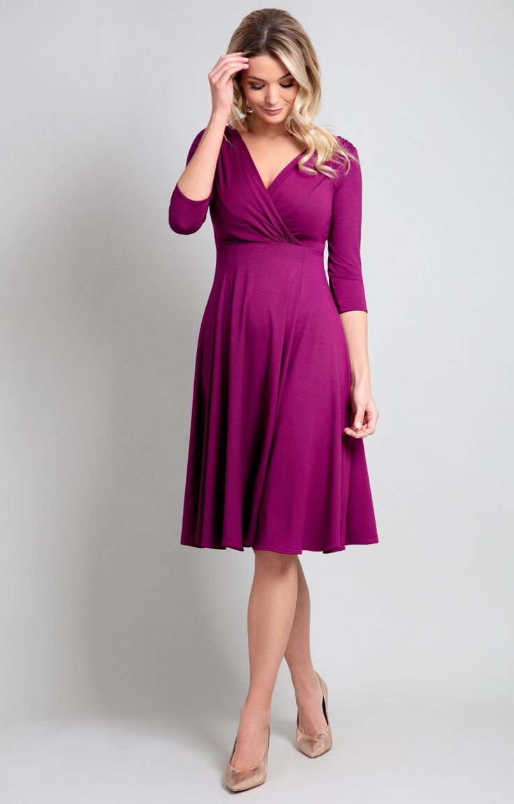 Elastane Dress With 4-way Stretch, Four-way Stretch Elastane Dress, Solid Color 4-way Stretch Elastane Dress, Annie Dress, Berry Dress, Sophia Dress, Zyla Colors, Georgia Dress, Tiffany Rose