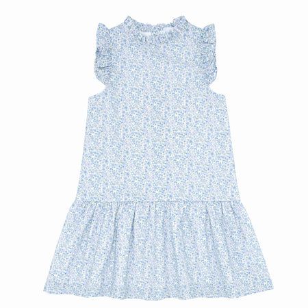 girls slate floral drop waist dress | minnow swim Cap Sleeve Dresses With Ruffles For Garden Party, Flutter Sleeve Floral Dress For Garden Party, Casual Cap Sleeve Dress With Ruffles, Flutter Sleeve Floral Ruffle Dress For Garden Party, Garden Party Dresses With Ruffle Hem And Ruffled Collar, Garden Party Floral Dress With Ruffle Hem And Sleeves, Ditsy Floral Print Flutter Sleeve Dress For Garden Party, Drop Waist Dress, Antique Floral