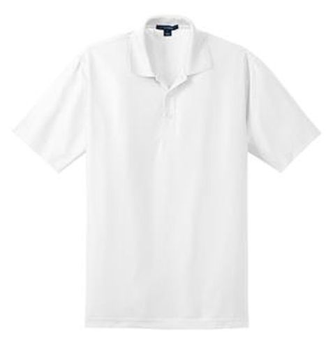 A super subtle vertical texture adds a bit of interest to this durable pique style. With moisture-wicking performance and a budget-friendly price, you just can't go wrong with this casual essential. Custom Port Authority - Performance Vertical Pique Polo in White Size Small | Polyester | Apparel Classic White Golf Shirt, White Collared Polo Shirt With Moisture-wicking, White Moisture-wicking Collared Polo Shirt, White Moisture-wicking Polo Shirt For Golf, White Moisture-wicking Golf Polo Shirt, White Polo Men, Tennis Polo, Mens Tennis, White Polo Shirt