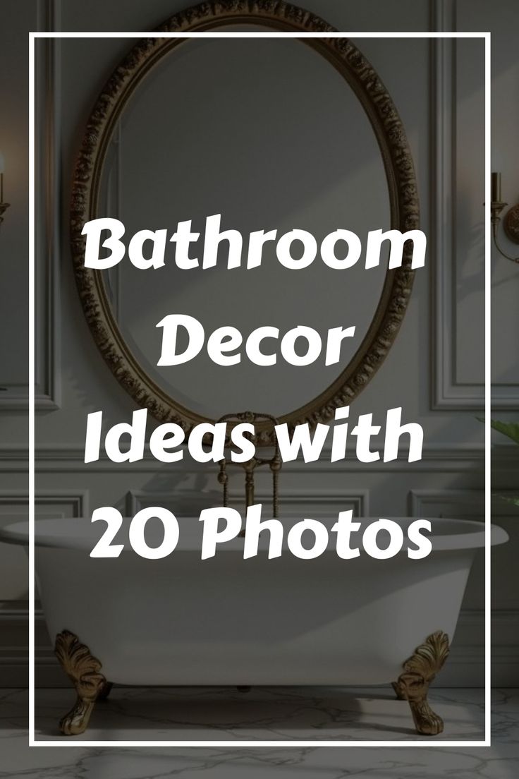 Bathroom Decor Ideas with 20 Photos Elegant Color Schemes, Trendy Shower Curtain, Bathroom Oasis, Elegant Wall Art, Stunning Bathrooms, Bathroom Decor Ideas, Functional Space, Clever Storage Solutions, Elegant Color