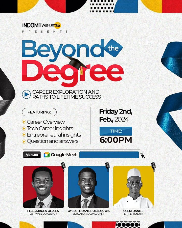 the poster for beyond the degree